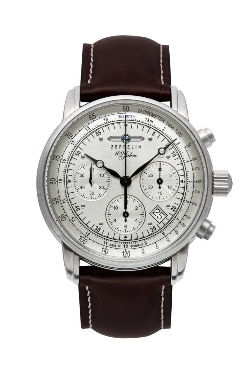 HAU, Zeppelin 100J. Chronograph Automatic Sellita SW510 Steelcase, wr 5atm, Saphirglas
