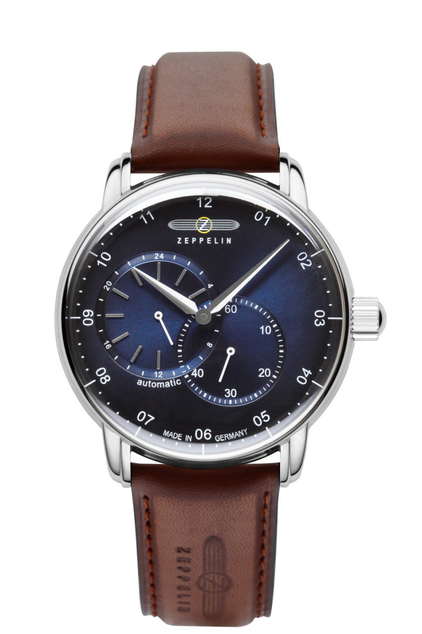 HAU, Zeppelin New Captain´s Line Automatic 82S7 Cal. 82S7 21 Jewels, Edelstahl wr 5atm