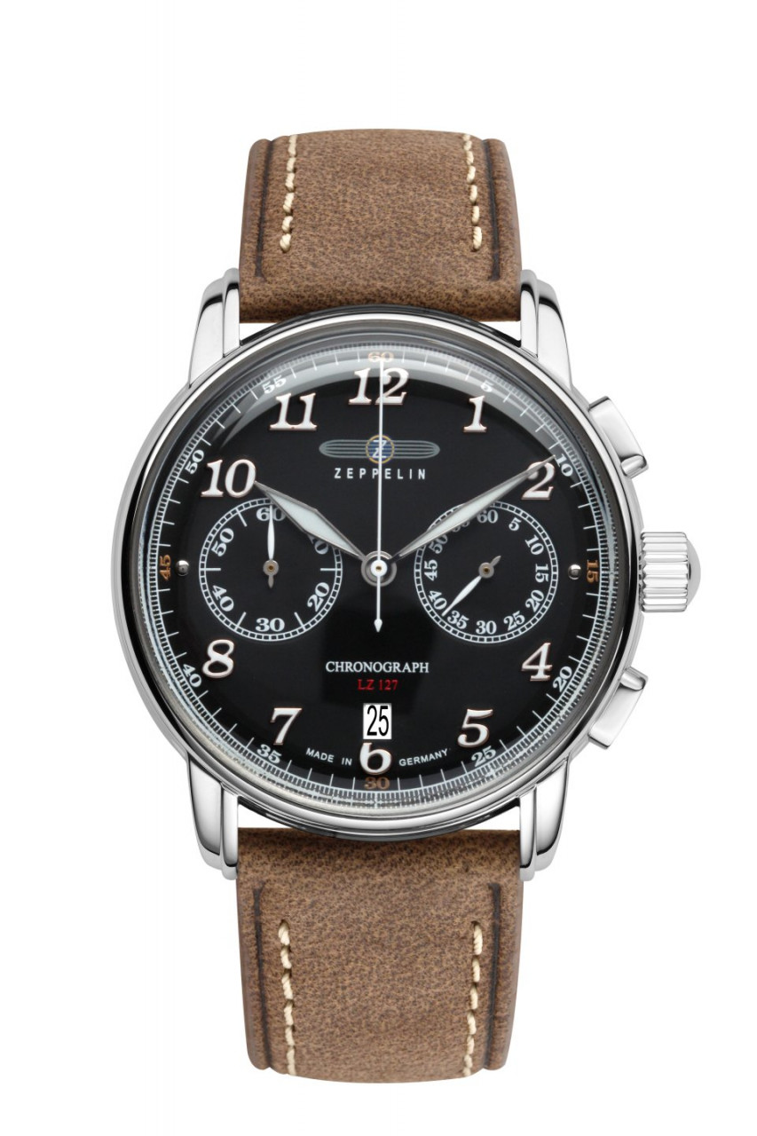 HAU, Zeppelin LZ 127 Chrono Cal. 6S21 Steelcase wr 5atm, MineralK1