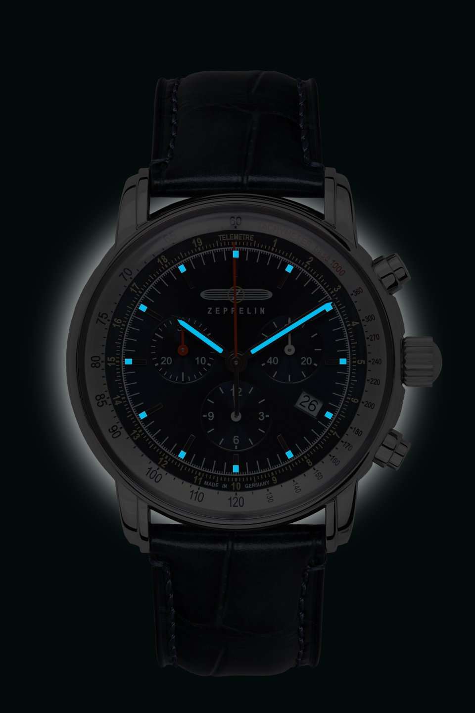 breoのmondiale hand refle ip630 HAU, Zeppelin LZ 14 Marine Chronograph Ronda 5030.D