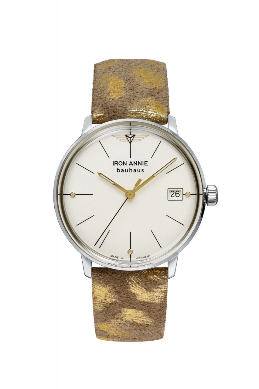 DAU, Iron Annie Bauhaus Quarz Ronda 715 Stainless Steel 35mm K1-Sicherheitsglas, waterresistant 5atm