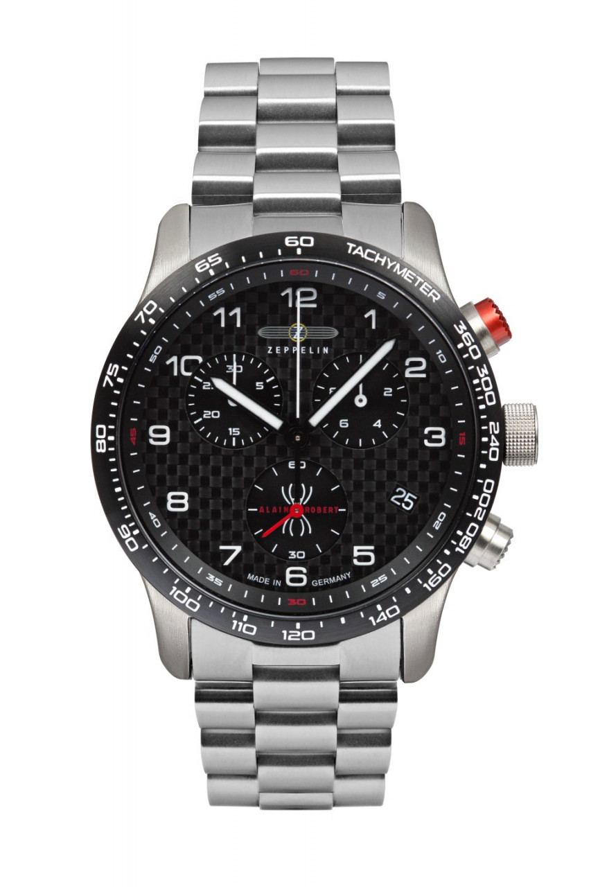 HAU, Zeppelin Night Cruise Chronograph MB Eta G10.212, Steelcase 10atm, Ed. Alain Robert