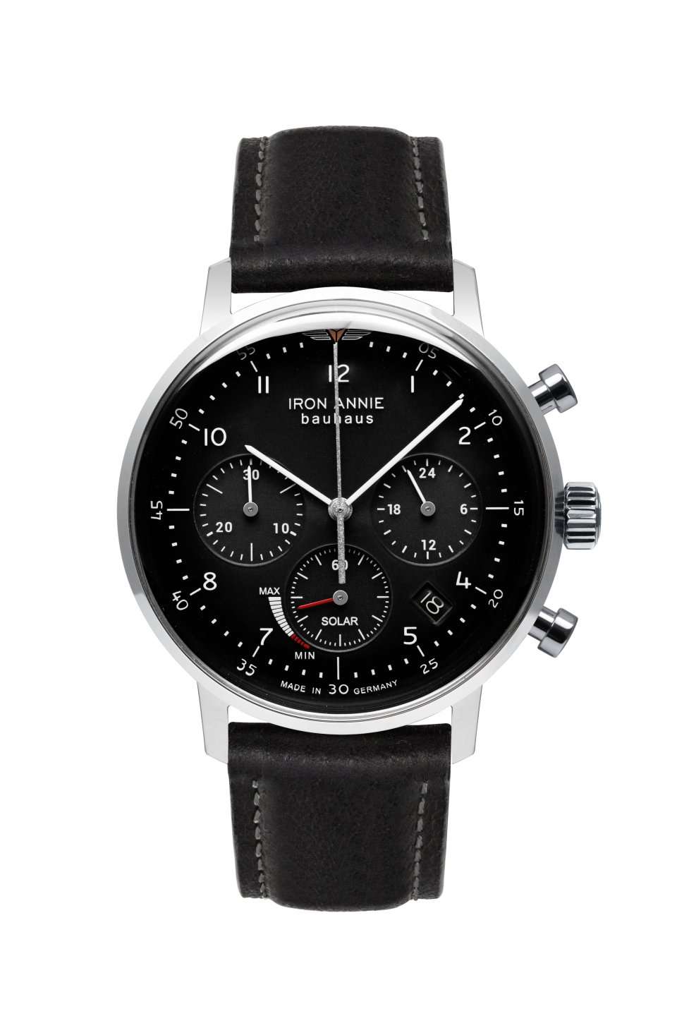 HAU, Iron Annie Bauhaus Chronograph Solar Epson-Seiko VR42 Chronograph