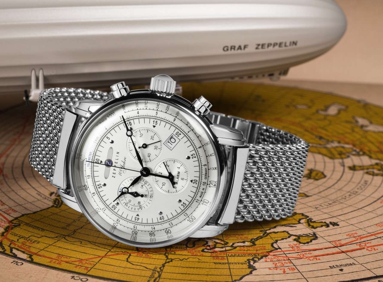 100 Jahre Zeppelin Herrenuhren Zeppelin HAU, Zeppelin 100 Chrono 
