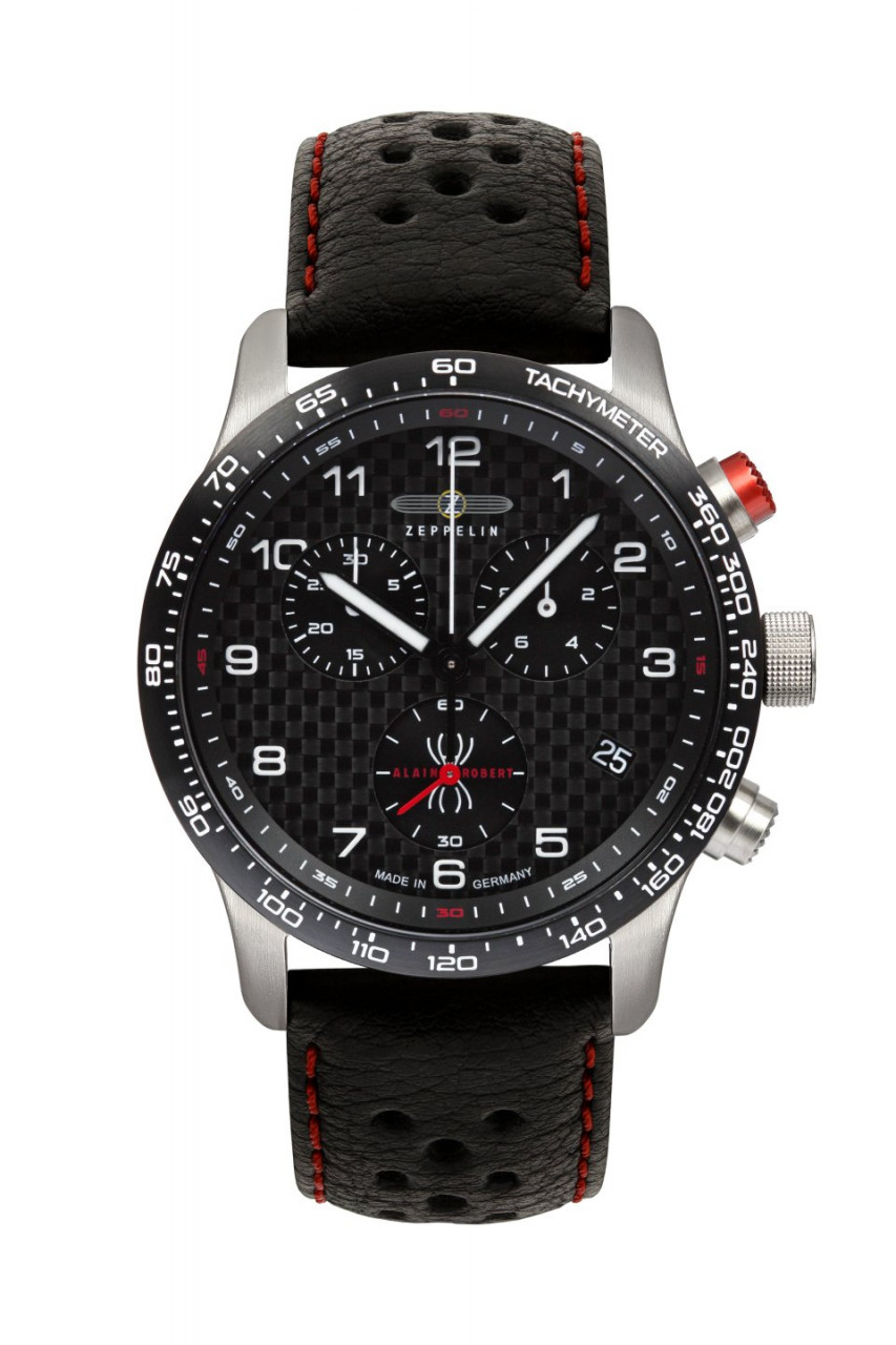 HAU, Zeppelin Night Cruise Chronograph Eta G10.212, Steelcase 10atm, Ed. Alain Robert