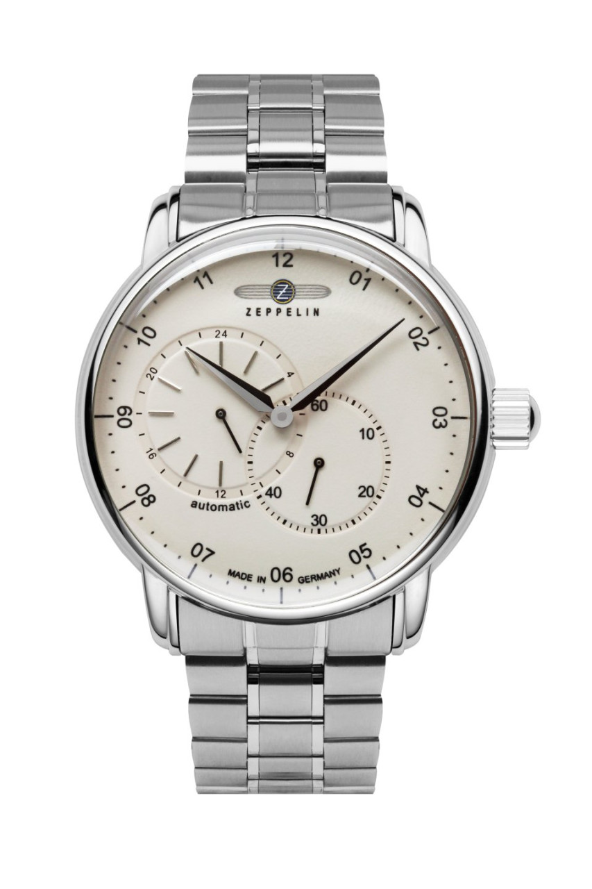 HAU, Zeppelin New Captain´s Line Automatic 82S7 MBZ Cal. 82S7 21 Jewels, Edelstahl wr 5atm