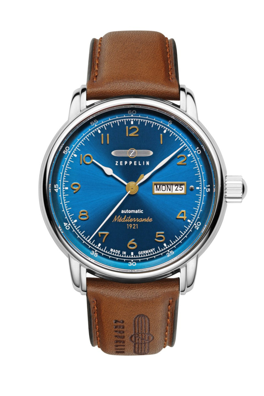 HAU, Zeppelin 100 Jahre Méditerranée Automatic Cal. 8205 Steelcase wr 5atm, MineralglasK1