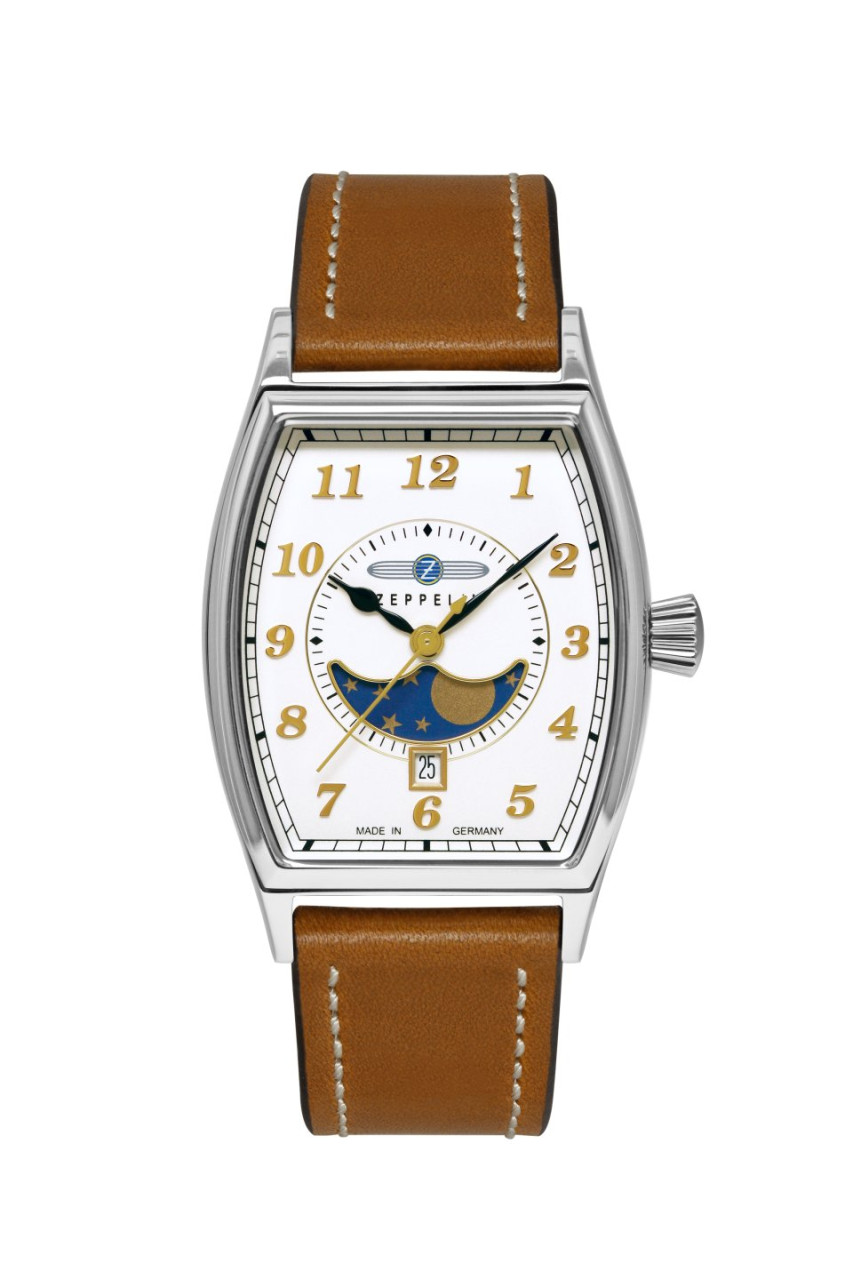 DAU, Zeppelin Metropolis Moonphase 788 Ronda 788, Steelcase wr 5atm