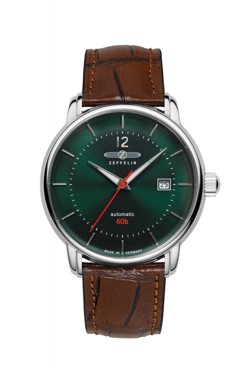 HAU, Zeppelin LZ-120 Bodensee Automatik Cal. 8315 21 Jewels, Steelcase wr 5atm, MineralK1