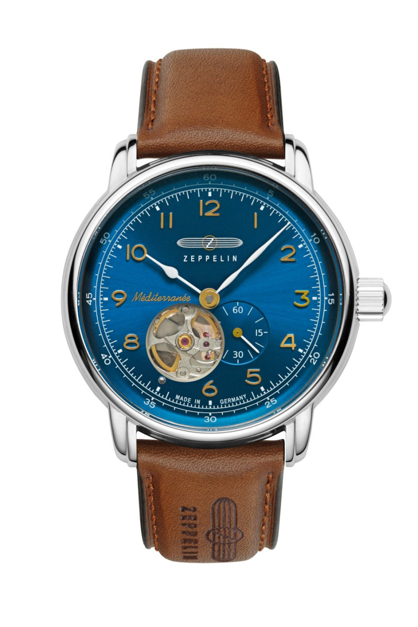 HAU, Zeppelin 100 Jahre Méditerranée Automatic Cal. 82S5 Steelcase wr 5atm, MineralglasK1