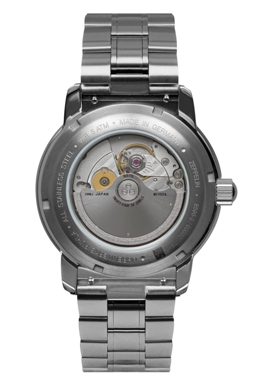 HAU, Zeppelin Friedrichshafen Automatic GMT 9075 MBZ 9075, Steelcase wr 5atm
