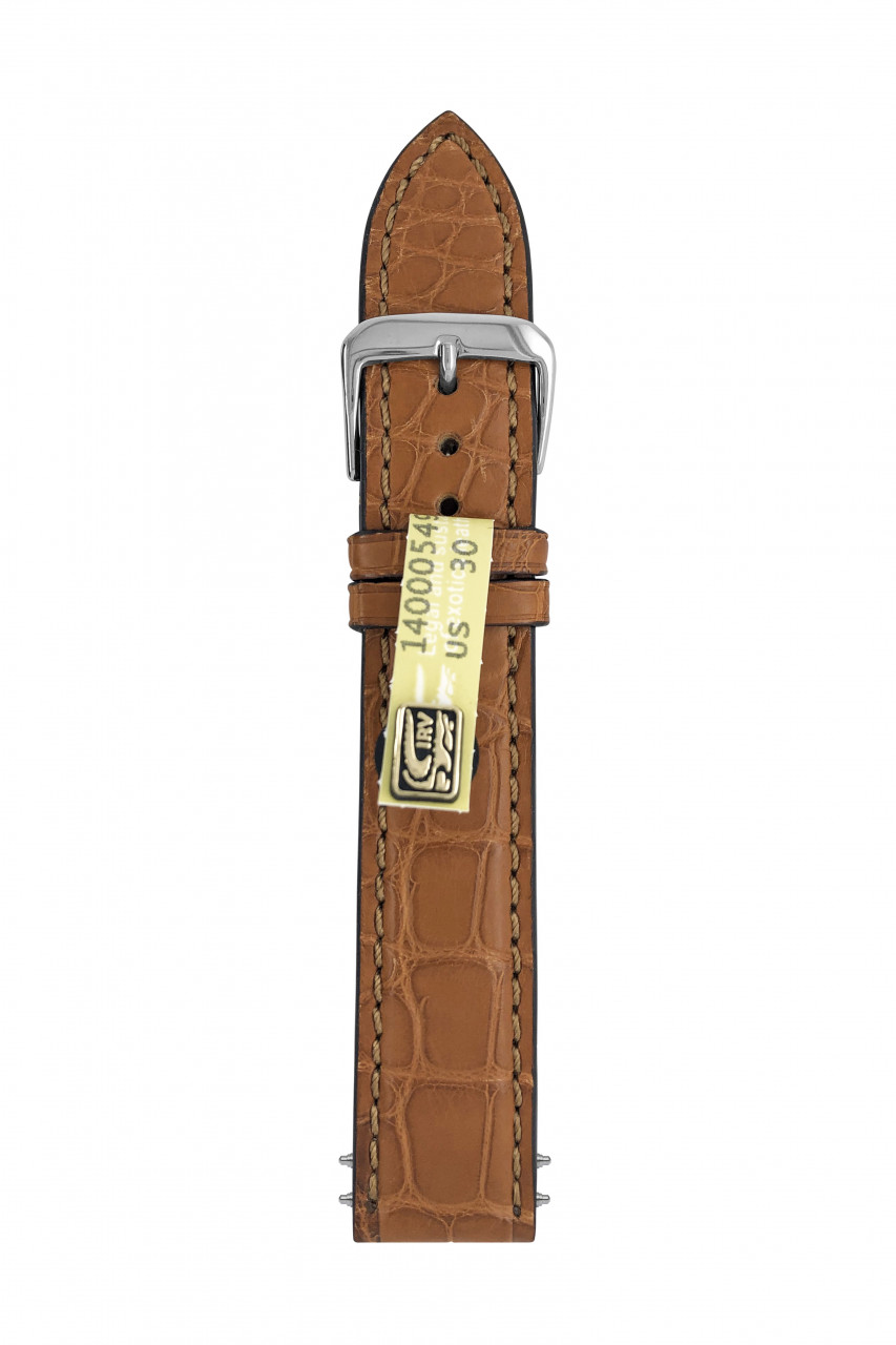 LB Ri Echt Alligator cognac C20/18 m. Zertifikat CITES