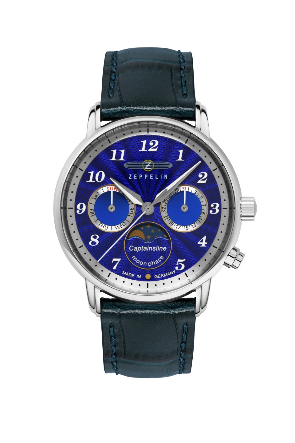 DAU, Zeppelin 8639-3 Ultramarin Quartz 706.1 Ronda 706.1