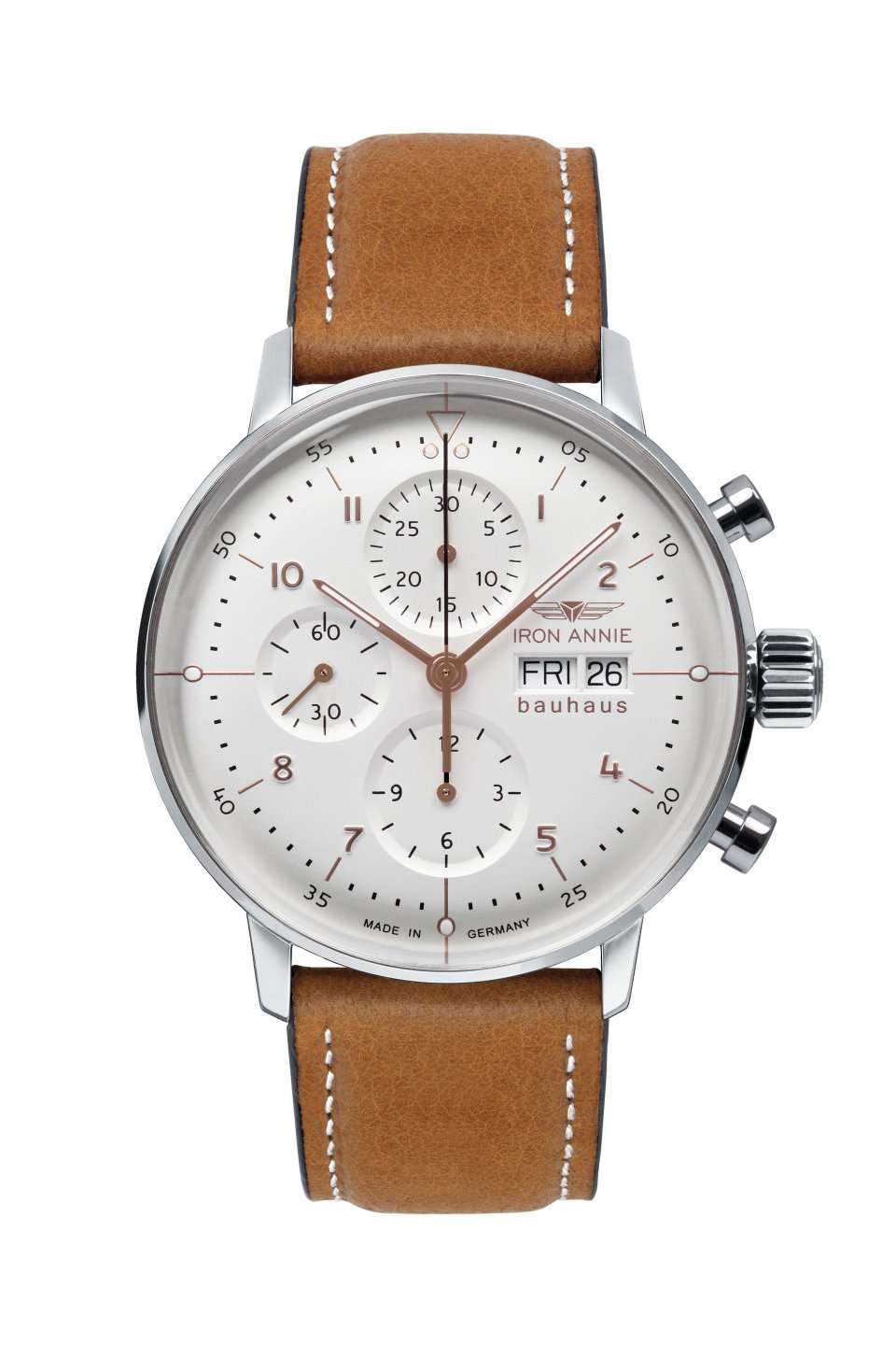 HAU, Iron Annie Bauhaus Chronograph Automatik SW500 Sellita