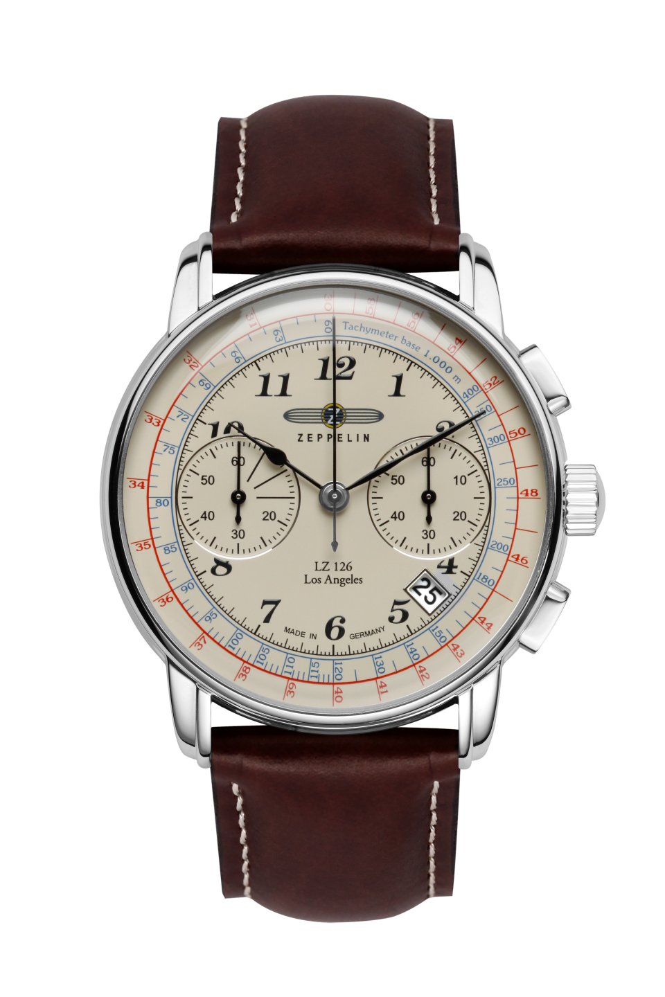 HAU, Zeppelin LZ-126 LA Chronograph 6S21 Citizen 6S21, Steelcase