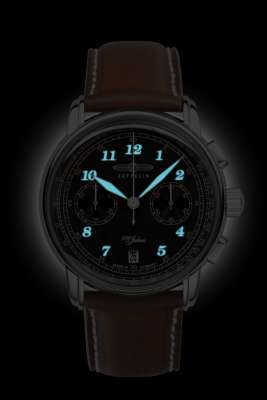 チェコ HAU, Zeppelin 100 Jahre Chrono Cal. 6S21 Steelcase wr 5atm