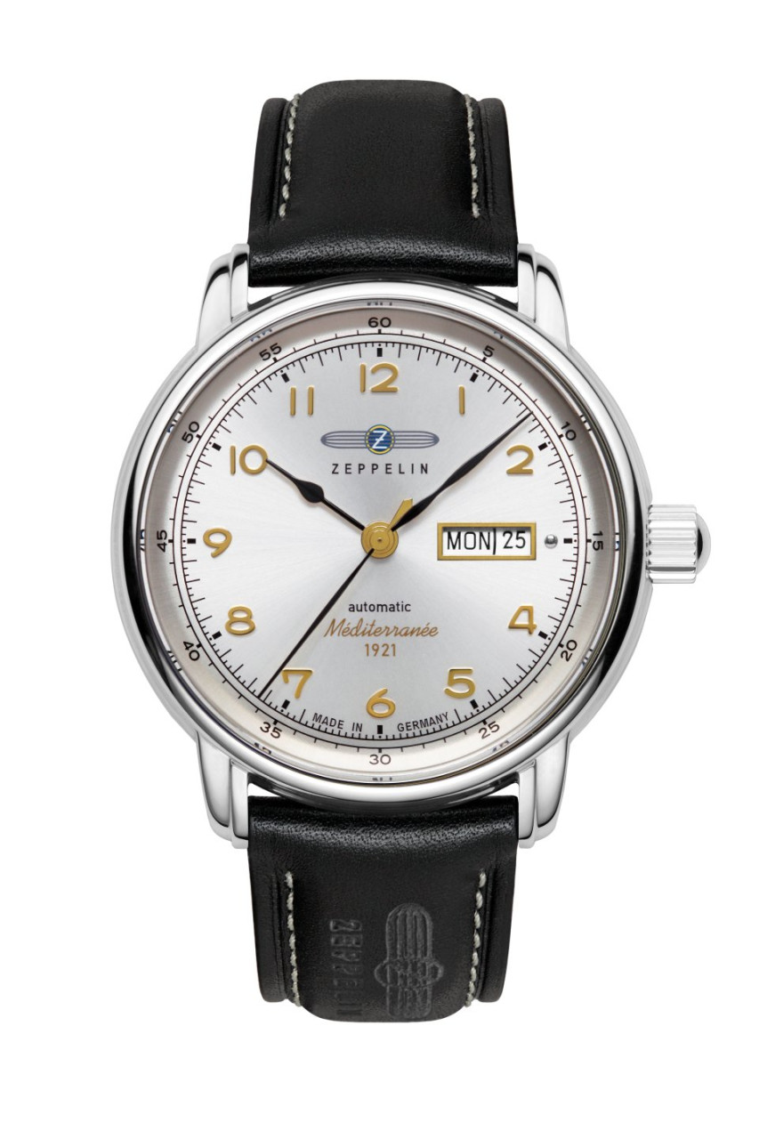 HAU, Zeppelin 100 Jahre Méditerranée Automatic Cal. 8205 Steelcase wr 5atm, MineralglasK1