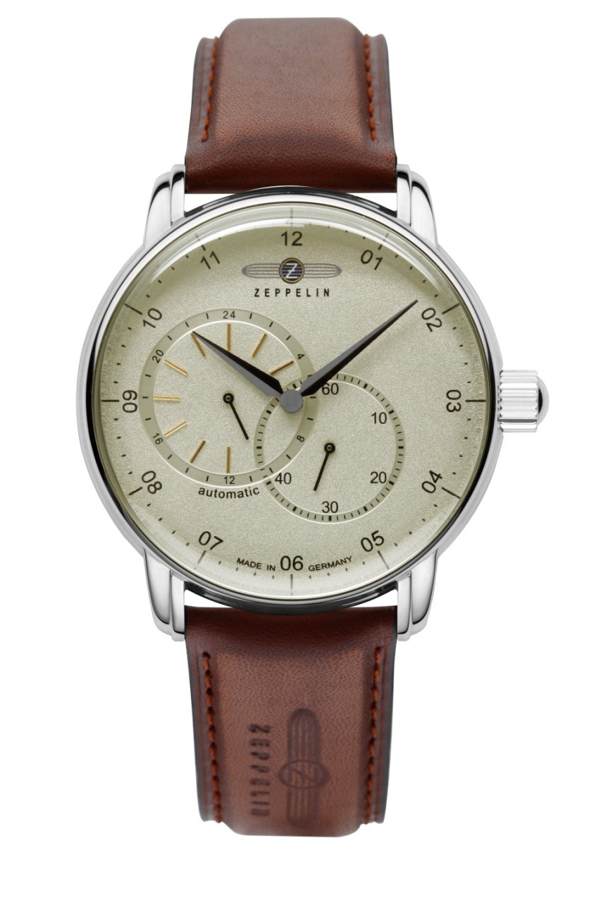 HAU, Zeppelin New Captain´s Line Automatic 82S7 Cal. 82S7 21 Jewels, Edelstahl wr 5atm