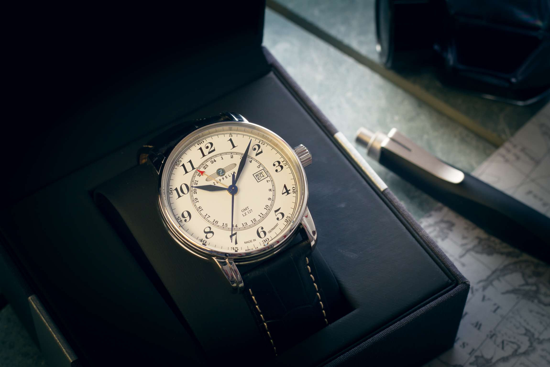 Zeppelin LZ127 Transatlantik 76962 - Reloj Cronógrafo De Cuarzo Para