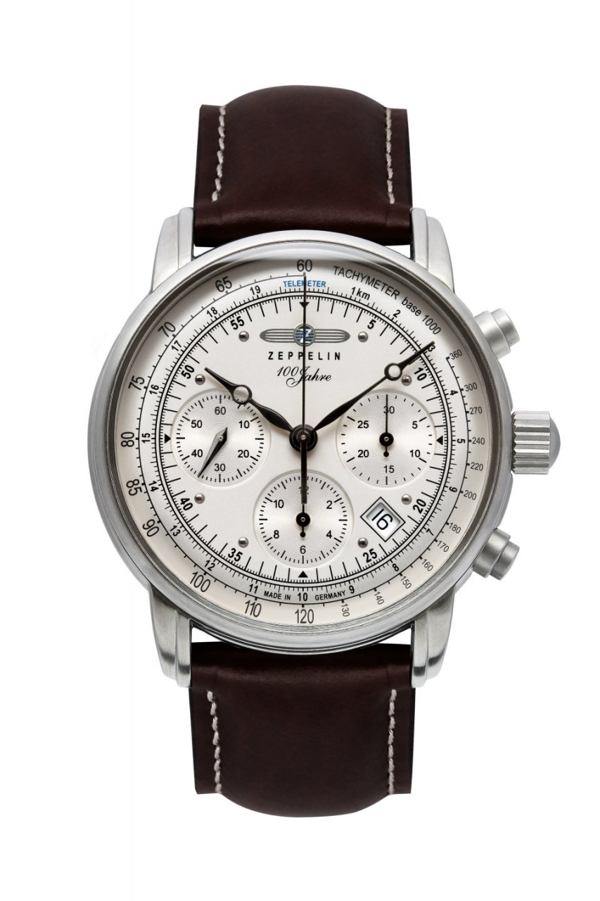 HAU, Zeppelin 100J. Chronograph Automatic Sellita SW510 Steelcase, wr 5atm, Saphirglas