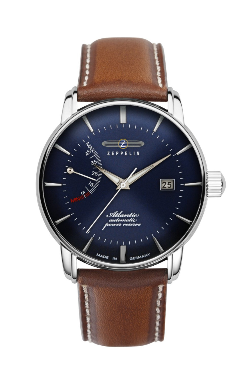 HAU, Zeppelin Atlantic Automatik Gangreserve Cal. 9133 26Jewels, Steelcase wr 5atm, MineralK1
