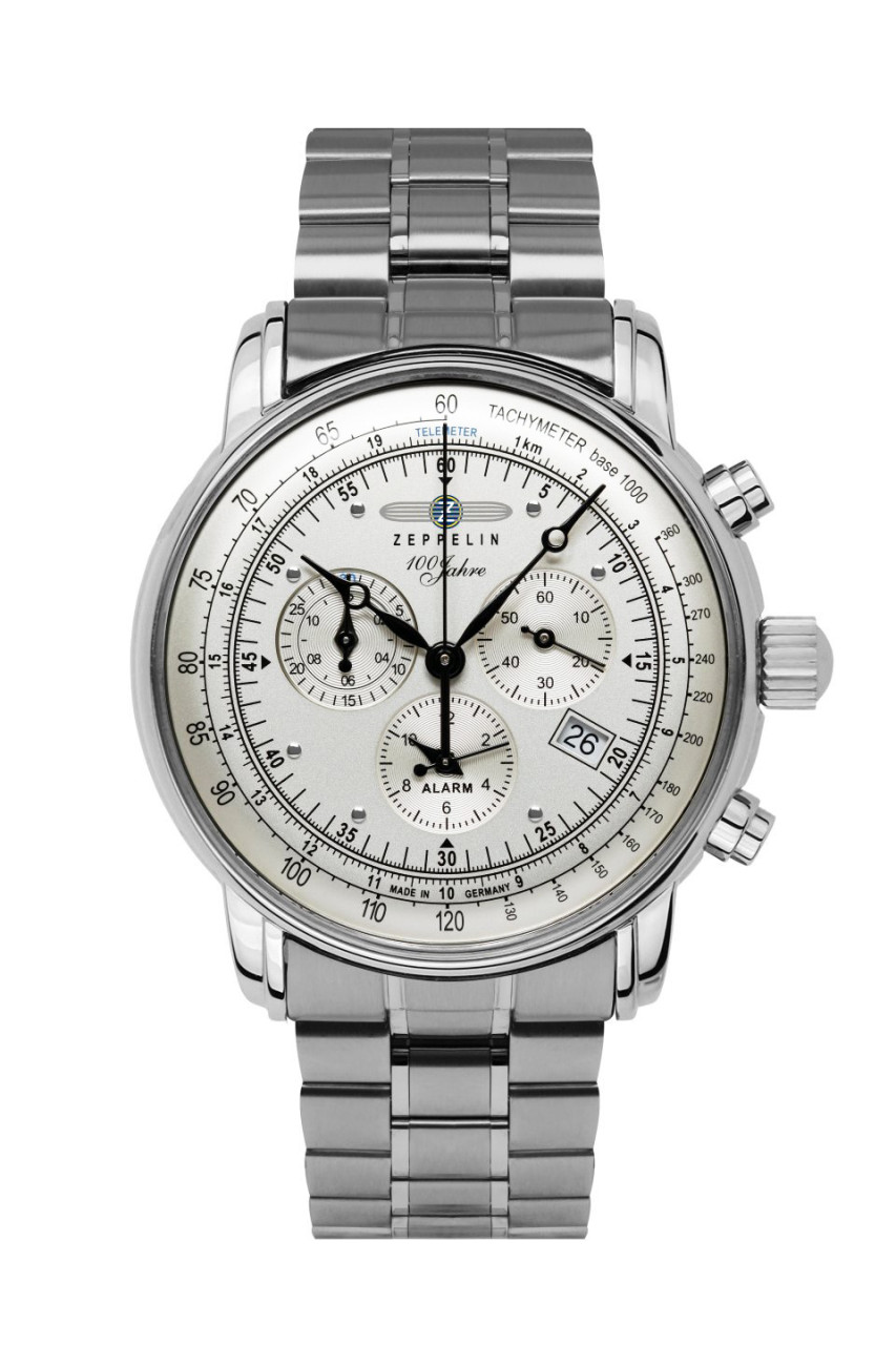 HAU, Zeppelin 100 J. Chrono Ronda5130.D MB Steelcase, wr 5atm, MineralglasK1