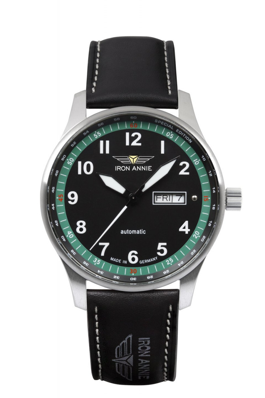 HAU, Iron Annie Automatic Cal.8205 Citizen/Miyota 8205 21 Jewels, Steelcase 42mm, wr 10atm