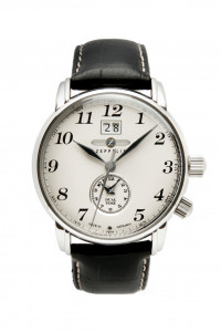 HAU, Zeppelin LZ-127 Dual-Time Ronda6203 Steelcase, wr 5atm, MineralglasK1 HAU, Zeppelin LZ-127 Dual-Time Ronda6203 Steelcase, wr 5atm, MineralglasK1