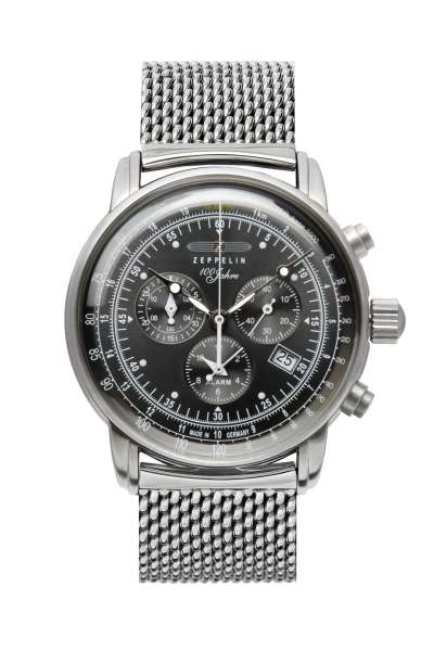 ガーフィールド 時計 HAU, Zeppelin 100 Jahre Chrono Cal. 6S21 Steelcase wr 5atm