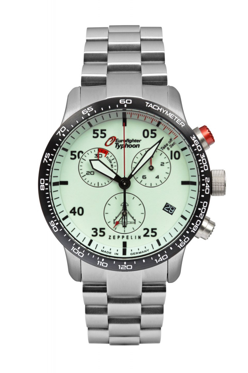 HAU, Zeppelin Chronograph Ed. Eurofighter MB Eta G10.212, Steelcase 10atm