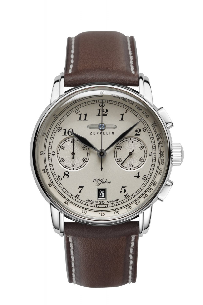 HAU, Zeppelin 100 Jahre Chrono Cal. 6S21 Steelcase wr 5atm, MineralK1