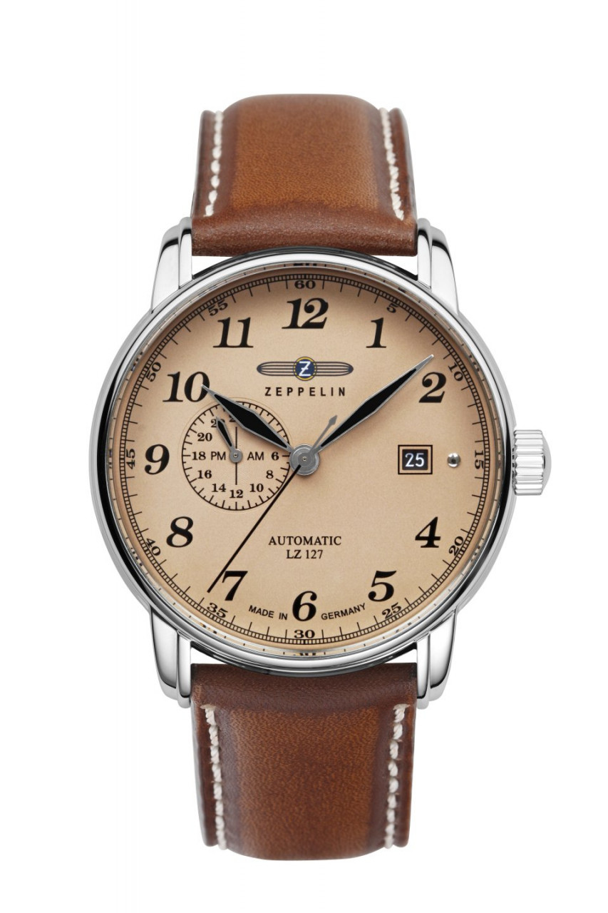 HAU, Zeppelin LZ-127 Automatic 8217 Cal. 8217 21 Jewels, Edelstahl wr 5atm