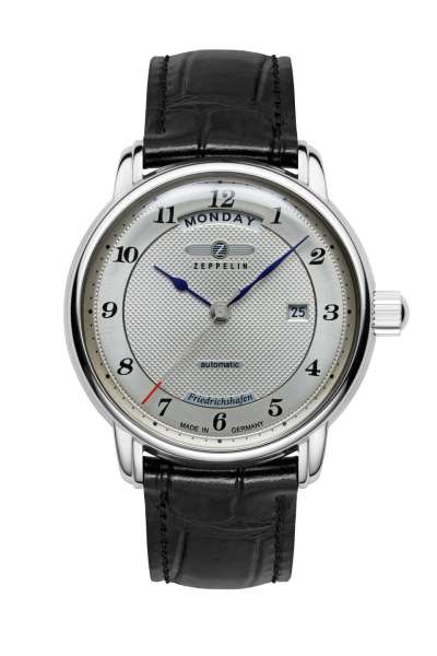 HAU, Zeppelin LZ 14 Marine Chronograph Ronda 5030.D Steelcase, wr 5atm,  MineralglasK1