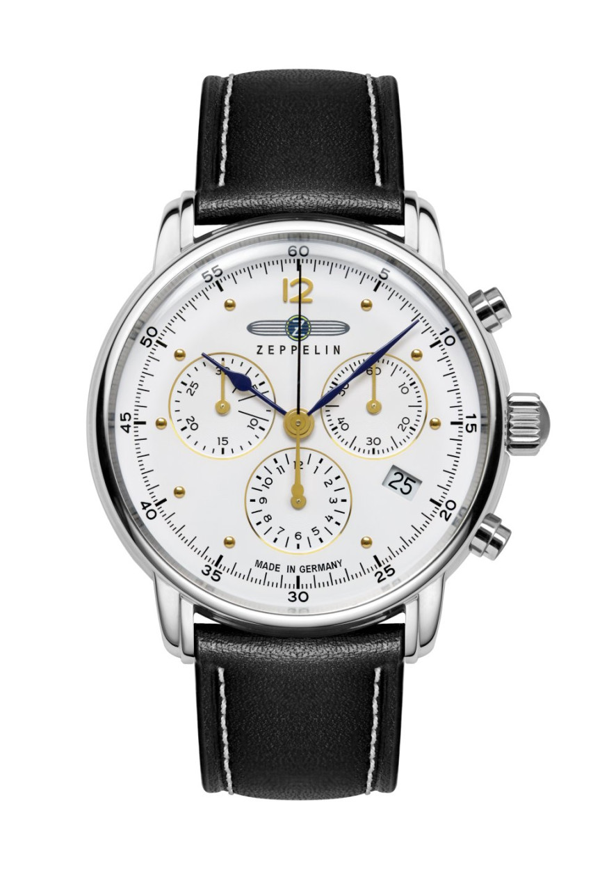 HAU, Zeppelin Barcelona Chronograph 5030.D Ronda 5030.D, Steelcase wr 5atm