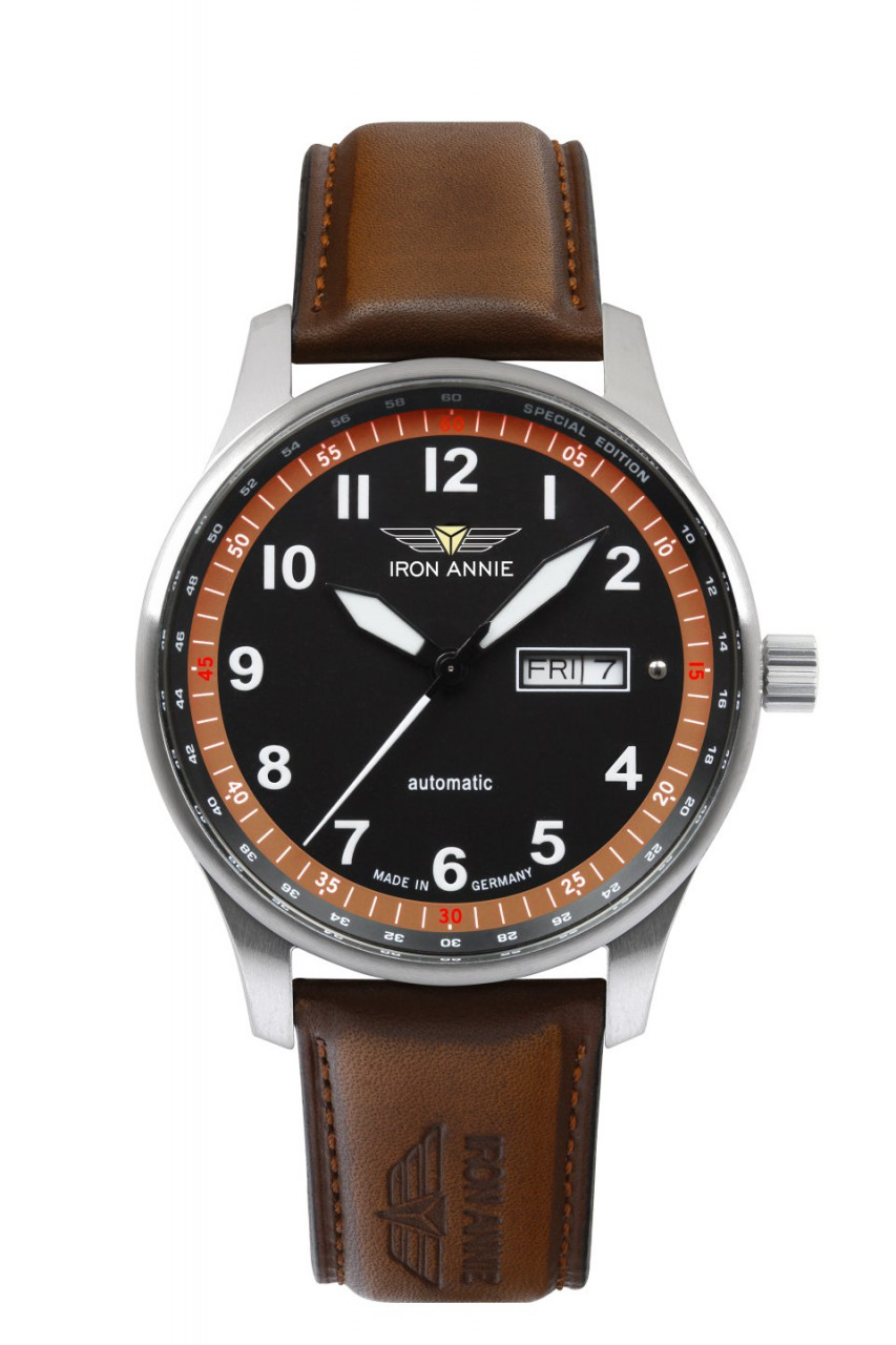 HAU, Iron Annie Automatic Cal.8205 Citizen/Miyota 8205 21 Jewels, Steelcase 42mm, wr 5atm