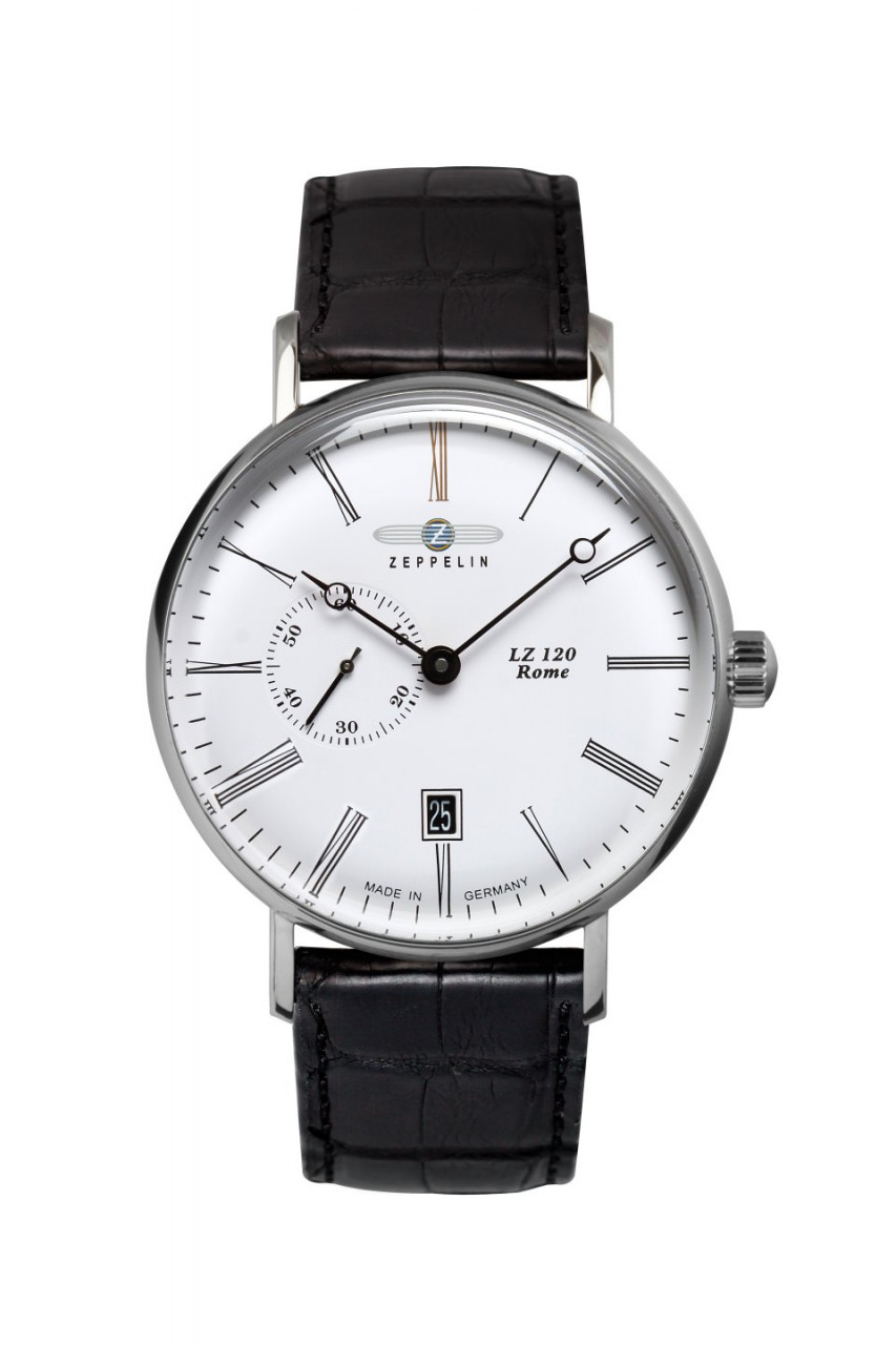 HAU, Zeppelin LZ 120 Rome Automatik kl.Sek Sellita SW290 31 Jew, Edelstahl wr 5atm