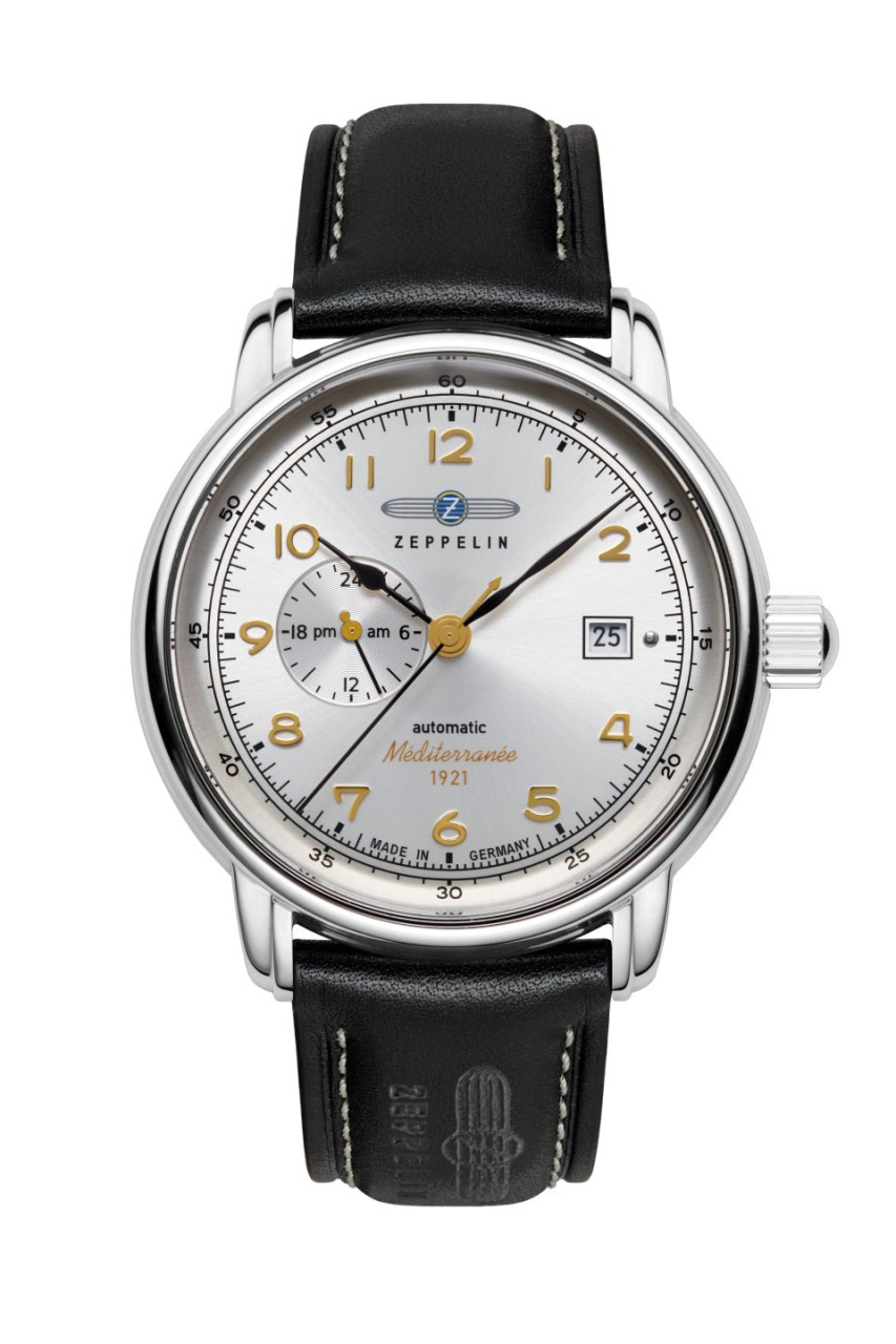 HAU, Zeppelin 100 Jahre Méditerranée Automatic Cal. 8217 Steelcase wr 5atm, MineralglasK1